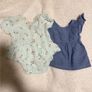Two pack carters dresses